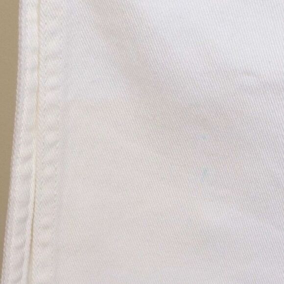 REVOLVE Something Navy Nina Denim Pants with Slit in White Flaws 6 - Picture 8 of 10